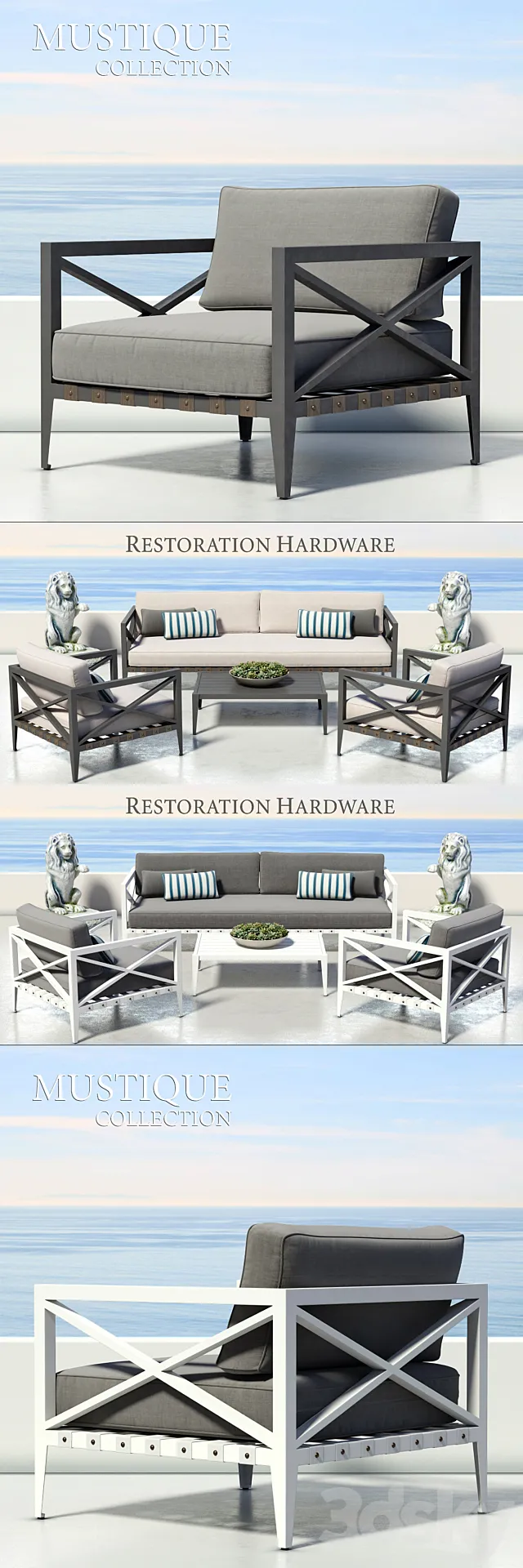 RH _ MUSTIQUE COLLECTION 3D Model