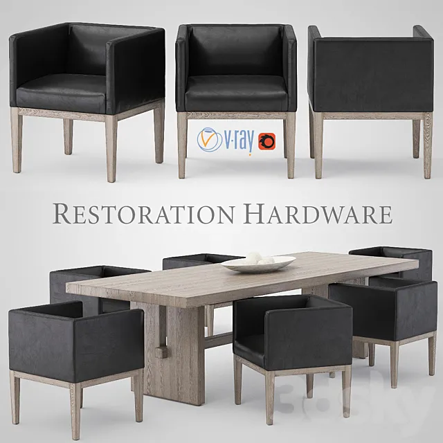 RH _ PACAMARA COLLECTION 3D Model RH _ PACAMARA COLLECTION 3D Model