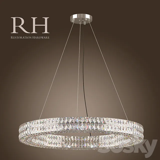 RH _ SPIRIDON RING CHANDELIER 43 3D Model RH _ SPIRIDON RING CHANDELIER 43 3D Model