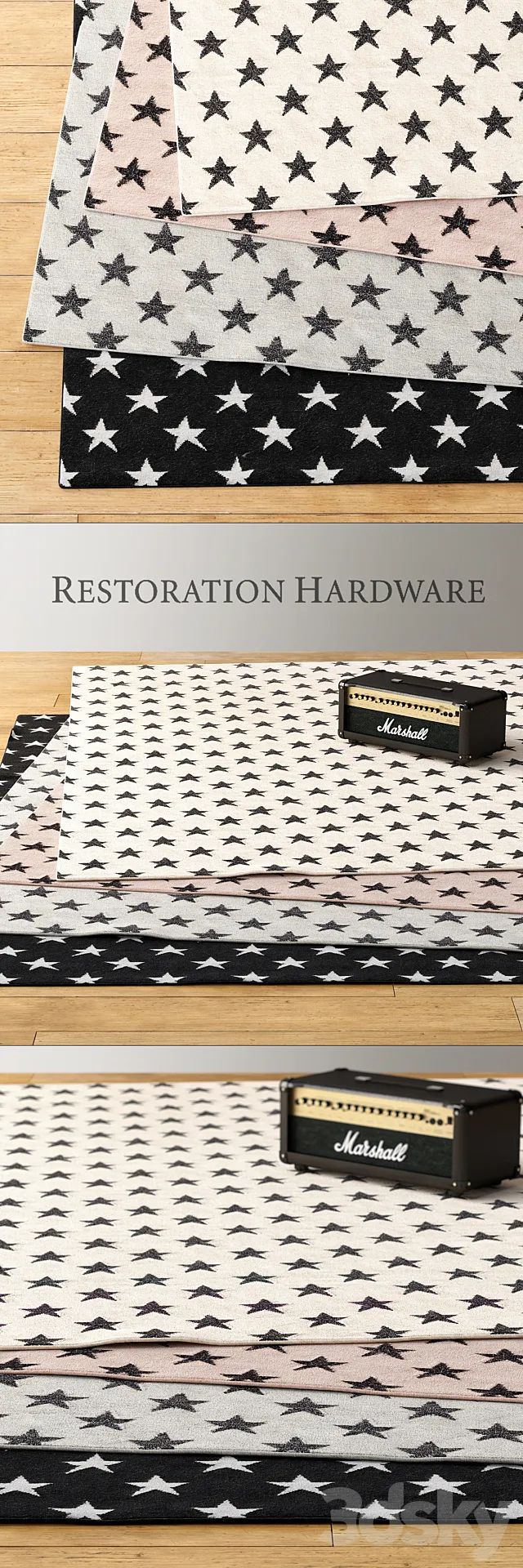 RH _ STELO FLATWEAVE RUGS 3DModel RH _ STELO FLATWEAVE RUGS 3DModel