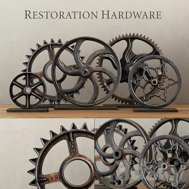 RH _ WHEEL & GEAR COLLECTION 3DModel RH _ WHEEL & GEAR COLLECTION 3DModel