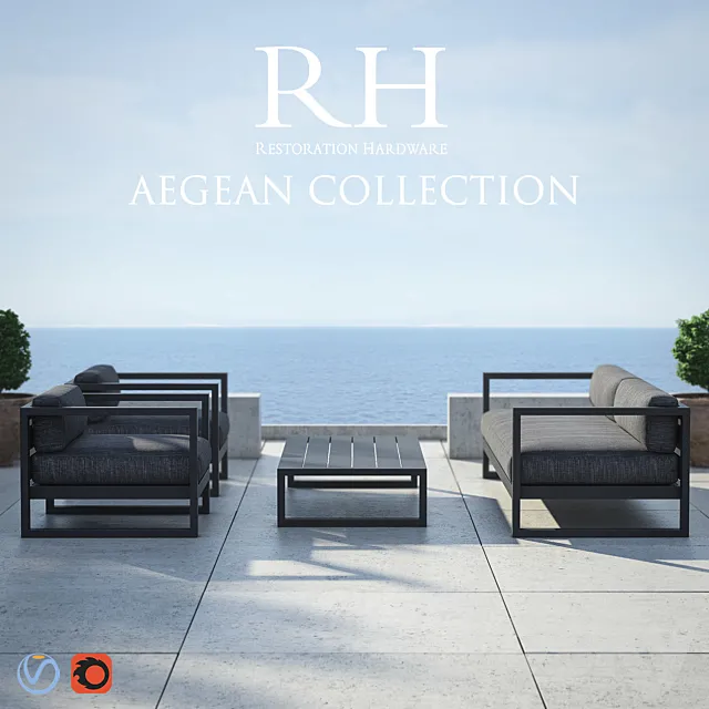 RH AEGEAN Collection 3D Model RH AEGEAN Collection 3D Model