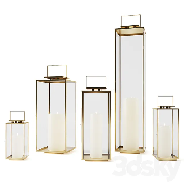 Rh AMALFI LANTERN 3D Model