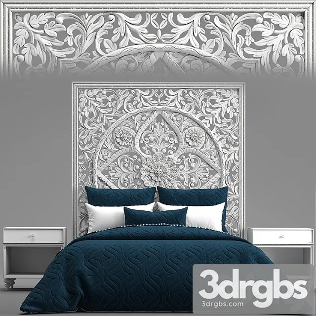 Rh anaya bed 2 3D Model Download Rh anaya bed 2 3D Model Download
