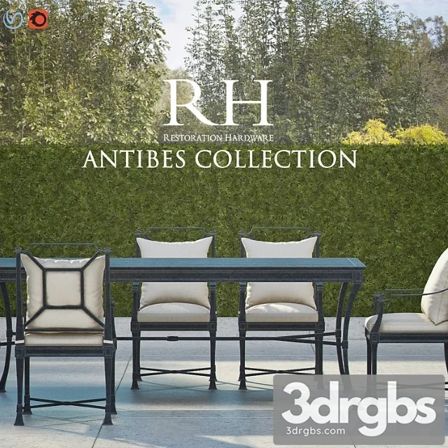Rh antibes collection (weathered zinc) 2 3D Model Download