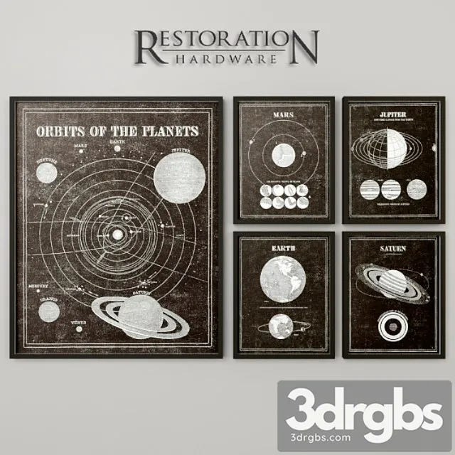 Rh astronomy 101 art 3D Model Download