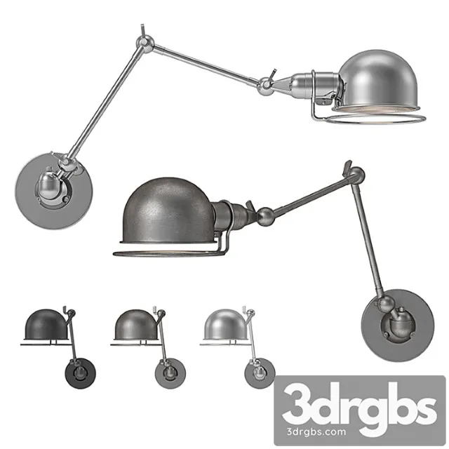 Rh – atelier swing-arm wall sconce 3D Model Download