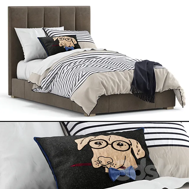 RH Baby & Child Carver bed 3DModel RH Baby & Child Carver bed 3DModel