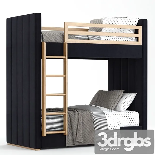 RH Baby Child Carver Bunk Bed 3D Model Download RH Baby Child Carver Bunk Bed 3D Model Download