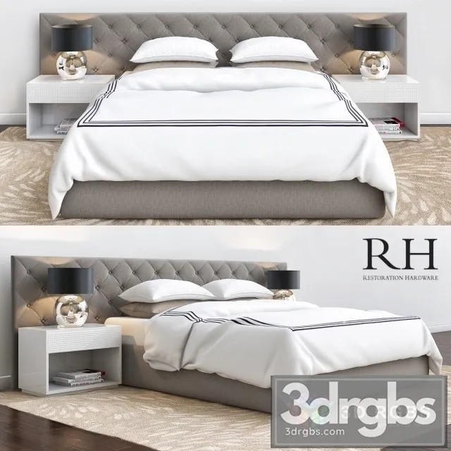 RH Bedroom 3D Model Download RH Bedroom 3D Model Download