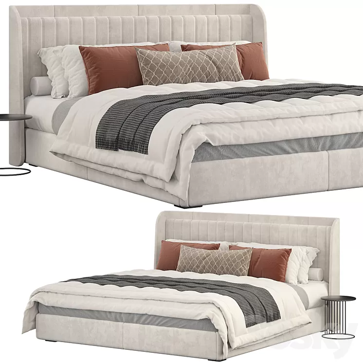 Rh Boston bed 3D Model Free Download