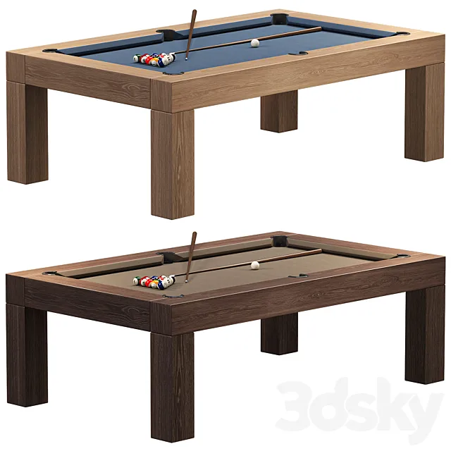 RH Brunswick Parsons Billiards table 3D Model