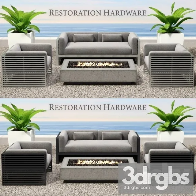 RH Cadiz Collection 3D Model Download