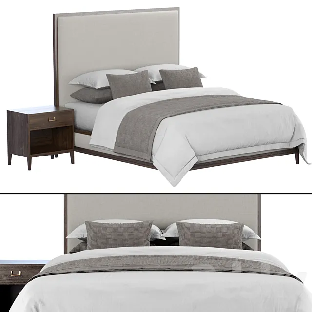 RH Cayden bed 3D Model RH Cayden bed 3D Model