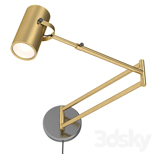 RH – Champeaux Swing-Arm Sconce 3D Model