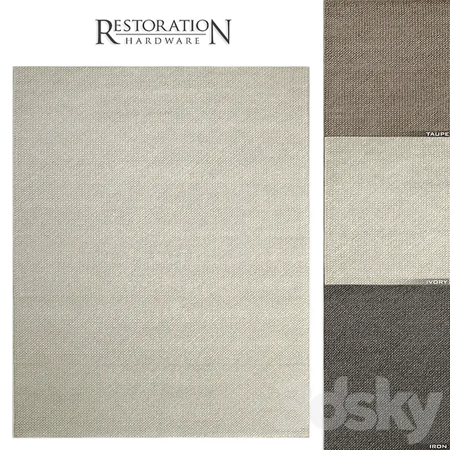 RH Ciato Felt Rug 3DModel RH Ciato Felt Rug 3DModel