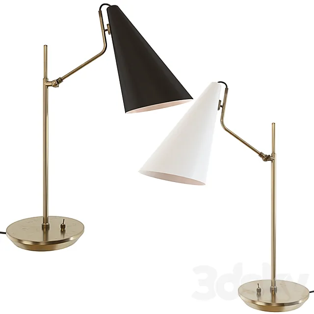 RH CLEMENTE TASK TABLE LAMP 3D Model