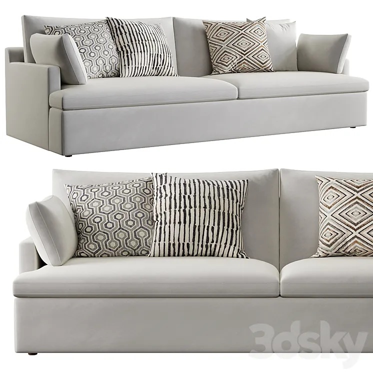 RH | Cloud Track arm sofa 3D Model Free Download RH | Cloud Track arm sofa 3D Model Free Download