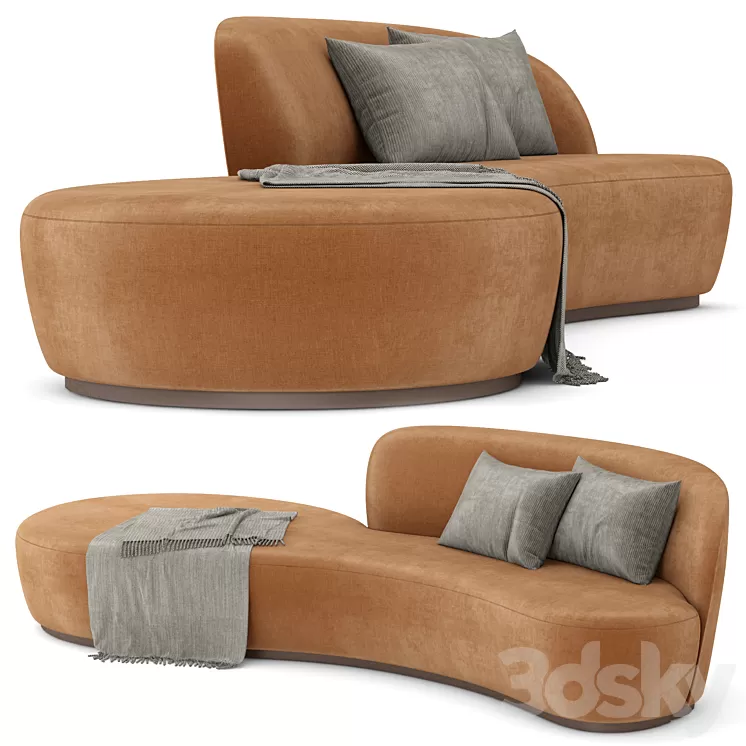 RH Copenhagen sofa 3D Model Free Download