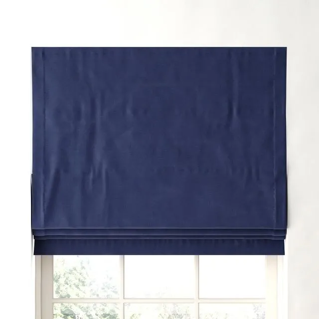 RH COTTON CANVAS CORDLESS ROMAN SHADE 3D Model
