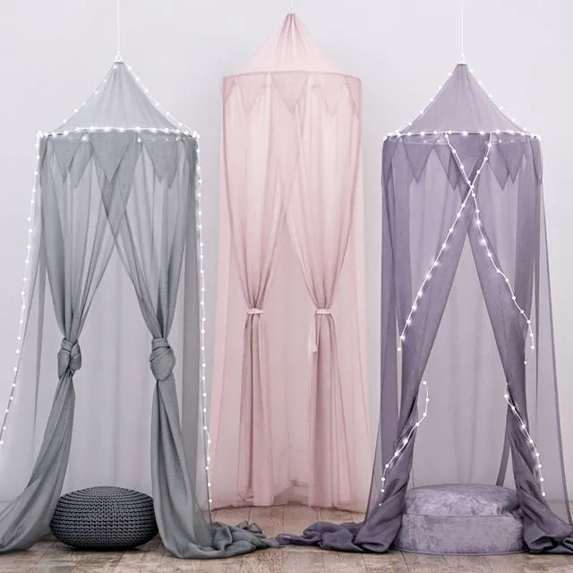 RH Cotton Voile Play Canopy (3 pieces) 3D Model RH Cotton Voile Play Canopy (3 pieces) 3D Model