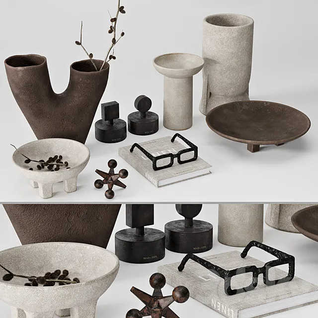 RH Decor set 2 3DModel