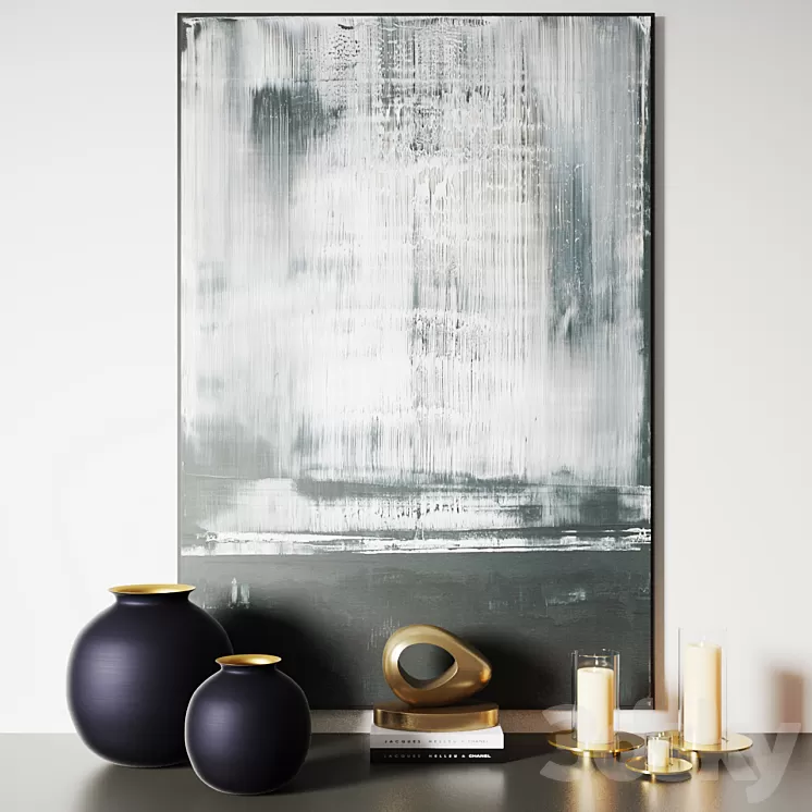 RH Decorative Set 002 3D Model