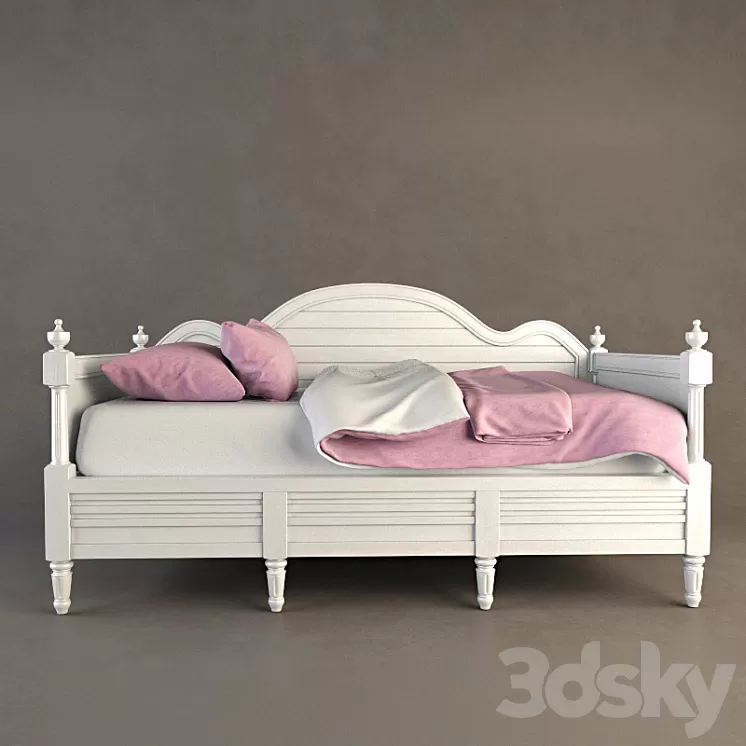 RH delfina daybed 3D Model RH delfina daybed 3D Model