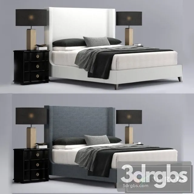 RH Grayson Bed 3D Model Download RH Grayson Bed 3D Model Download