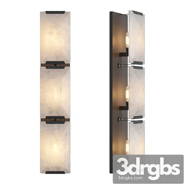 Rh harlow calcite linear sconce Rh harlow calcite linear sconce