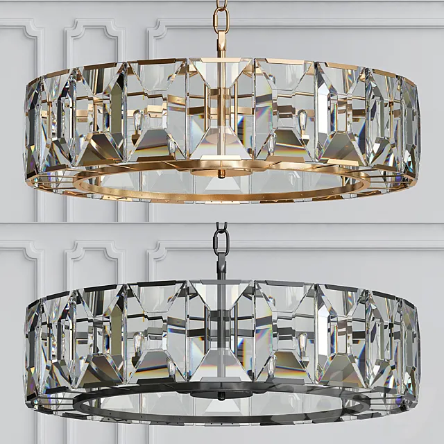 Rh harlow crystal round 3D Model