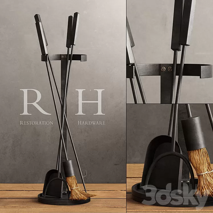 RH \/ INDUSTRIAL HEARTH TOOL SET 3D Model