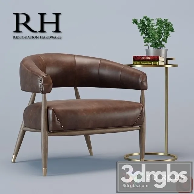 RH Jensen Armchair 3D Model Download