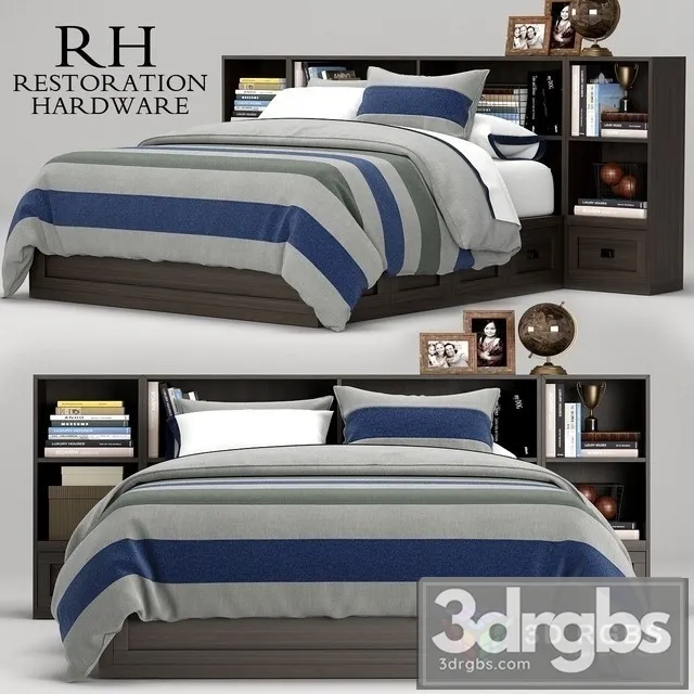 RH Keynes Bed 3D Model Download RH Keynes Bed 3D Model Download