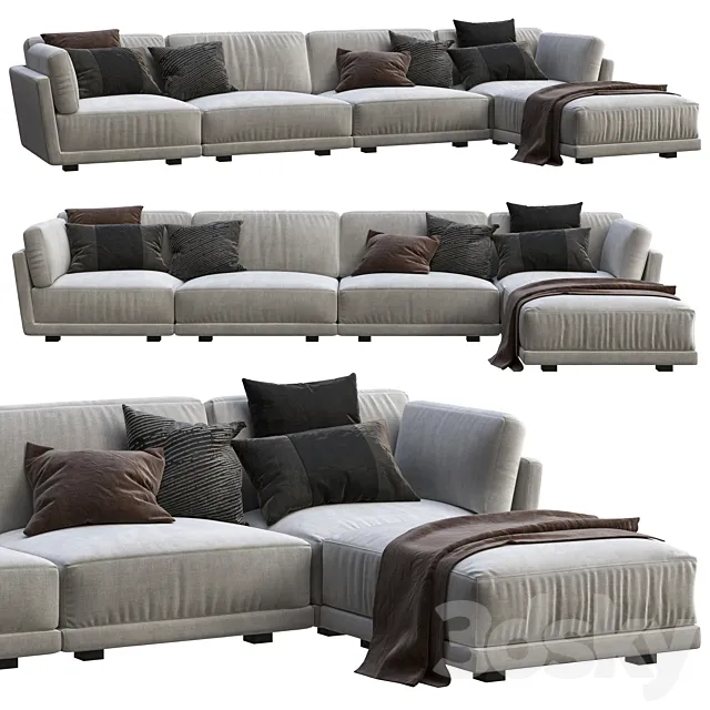RH Lars Modular sofa 3D Model