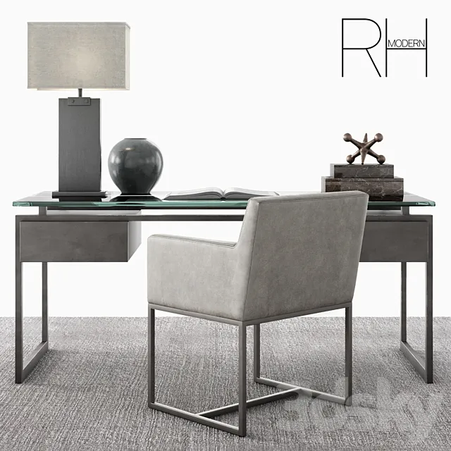 RH Latour Desk Set 3DModel