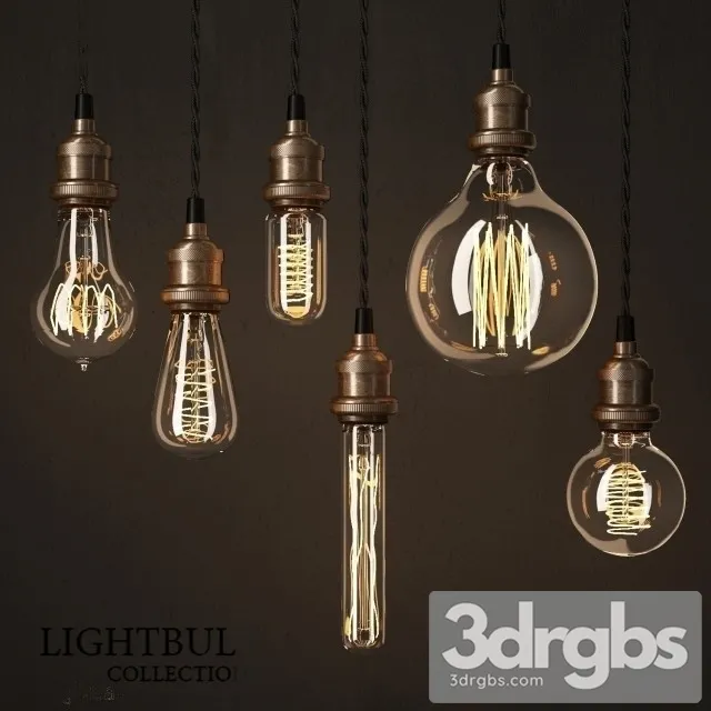RH Light Bulb Collections 3D Model Download RH Light Bulb Collections 3D Model Download