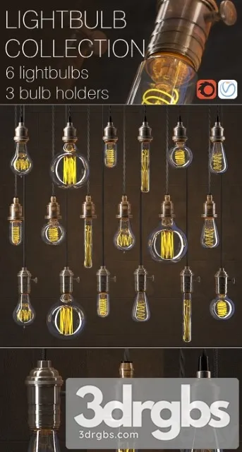 RH Lightbulb Collection Vol 2 3D Model Download RH Lightbulb Collection Vol 2 3D Model Download