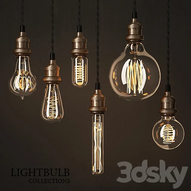 RH – LIGHTBULB COLLECTIONS 3D Model RH – LIGHTBULB COLLECTIONS 3D Model