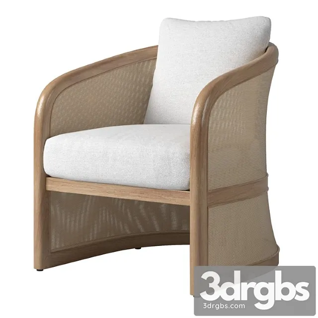 Rh Lucia Lounge Chair 3D Model Download