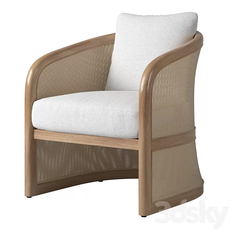 RH LUCIA LOUNGE CHAIR 3D Model RH LUCIA LOUNGE CHAIR 3D Model