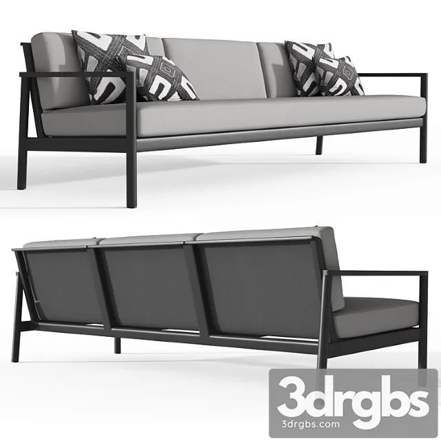 Rh Marino Aluminu Sofa 96 3D Model Download