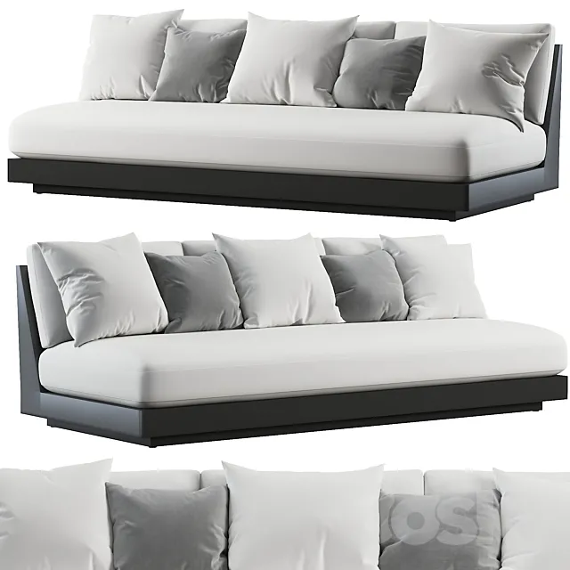 RH | Maya Aluminum Sofa Collection – Slate 3DModel RH | Maya Aluminum Sofa Collection – Slate 3DModel