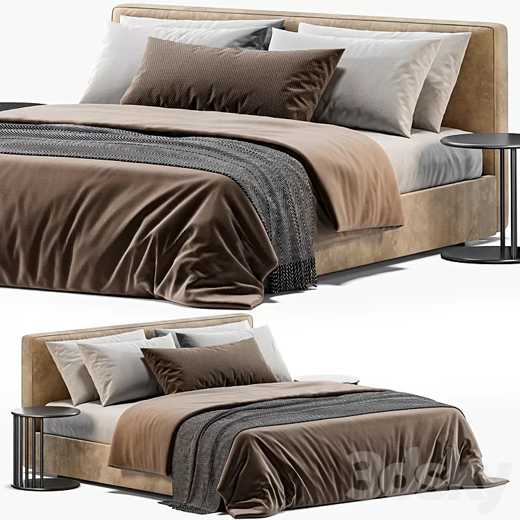 RH Modena Bed 3D Model Free Download