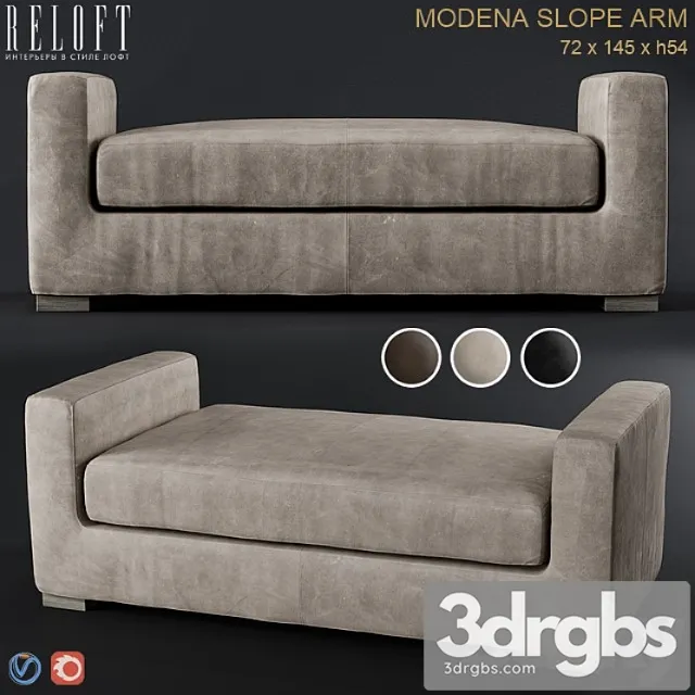 Rh modena bench 2 3D Model Download