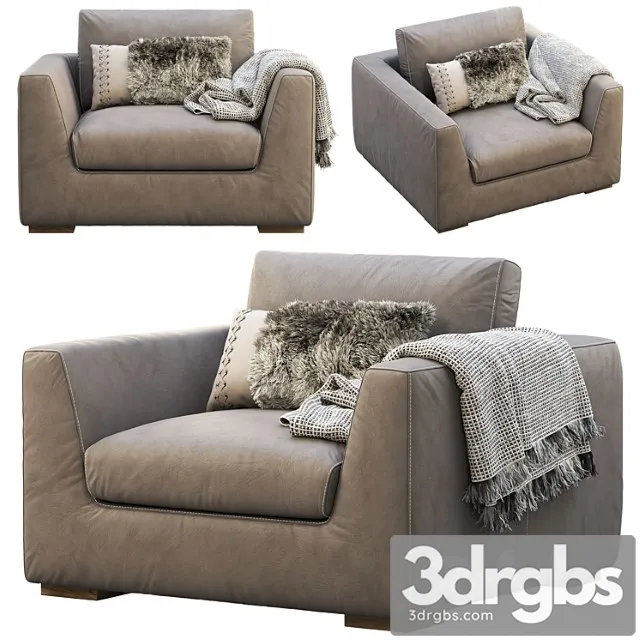 Rh modena taper arm chair 3D Model Download