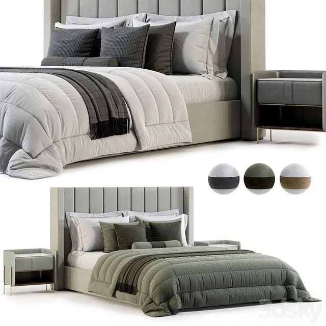 RH MODENA VERTICAL BED 3D Model RH MODENA VERTICAL BED 3D Model