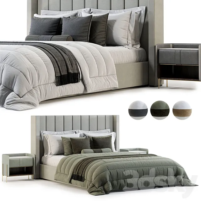 RH MODENA VERTICAL BED 3D Model RH MODENA VERTICAL BED 3D Model