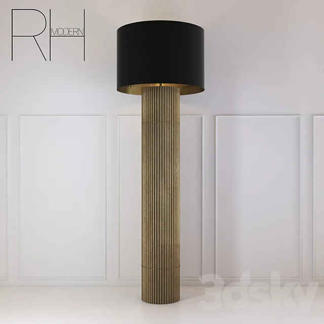 RH Modern Herve Floor Lamp 3D Model RH Modern Herve Floor Lamp 3D Model