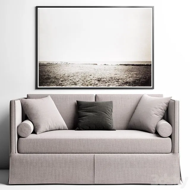 RH MORRISON SOFA 70-335 inch 3D Model RH MORRISON SOFA 70-335 inch 3D Model